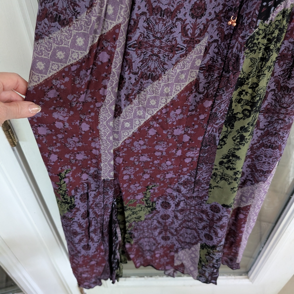 Floral Patchwork Skirt